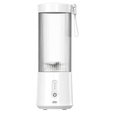 Imagem de Liquidificadores portáteis, espremedor pessoal para shakes, espremedor de frutas recarregável por USB com 6 lâminas, liquidificadores portáteis para esportes, viagens e atividades ao ar livre type3