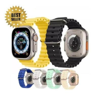 Imagem de Pulseira Oceano Compativel Smartwatch  Ultra 8 - 9  49mm 45mm 44mm 42m