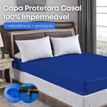 Imagem de Capa Para Colchão Casal Impermeável Hospitalar Com Ziper - EBENEZER SH