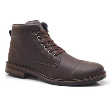 Imagem de Coturno Casual Masculino Bota Cano Alto Cadarço confortavel 37 ao 44 -