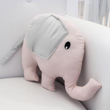 Imagem de Almofada Decorativa  Elefante - Laura Baby, Rosa