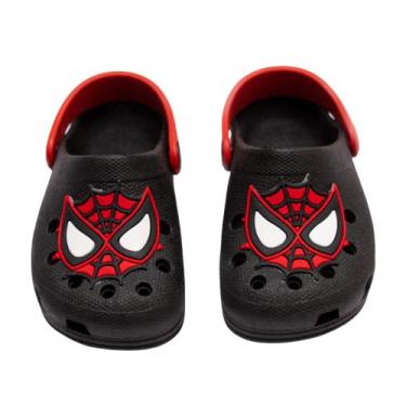 Imagem de Babuche Infantil Menino Croks infantil Menino Mascara Homem Aranha - R