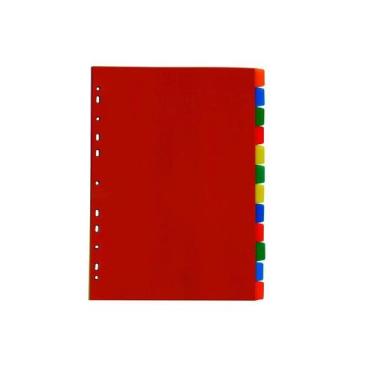 Imagem de Indice P/ Fichário Universal Plast 12und Acp