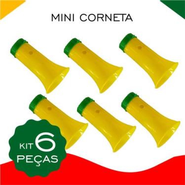 Imagem de Cornetinhas Brasil Copa - 6 Unidades - Brasileira
