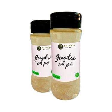 Imagem de Gengibre em Pó Puro Qualidade Premium Kit 2 Pote com Dosador 50g  - Na
