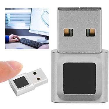 Imagem de Leitor de Impressão Digital USB para PC, Scanner de Impressão Digital Biométrico de Correspondência Rápida Com Toque de 360 ​​graus Com Correspondência Rápida, Registrador de