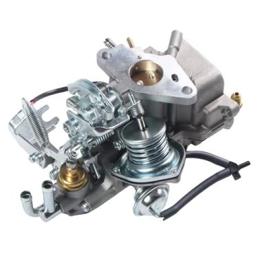 Imagem de OLDSIXMUTO Conjunto de carburador, 1 peça de carburador a gás conjunto de carburador OE 16010-FU400 substituição para empilhadeira TCM LO2 motor K21 K25