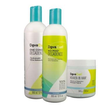 Imagem de DevaCurl No-Poo Decadence Kit Home Care (3 Produtos)
