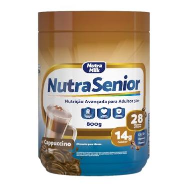 Imagem de Nutra Senior Adulto 50+ Complemento Alimentar 800g - 28 Vitaminas e Minerais (Cappuccino)