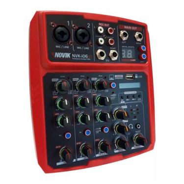 Imagem de Mesa de Som com 6 Canais Novik NVK-I06 BT