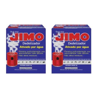 Imagem de 2 Dedetizador Jimo Ativado Por Agua 10g Não Deixa Resíduos Uso domicil