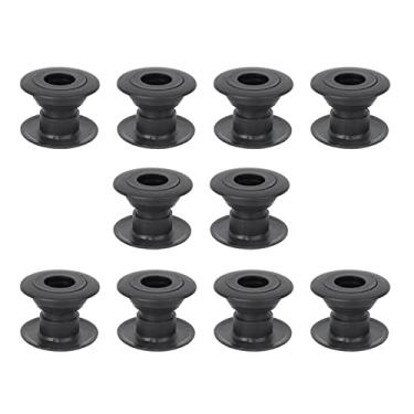 Imagem de Mesa de futebol rolamento alta qualidade durável estrutura roscada foosball rolamento conjunto com bolas de aço para mesa futebol jogo substituição acessório cor preta 10 par Pack