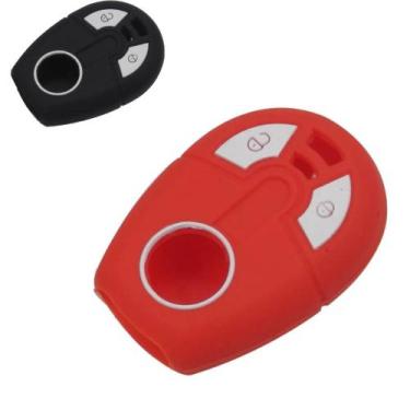 Imagem de Capinha emborrachada protege chave de carro Siena Strada Mobi Idea Uno