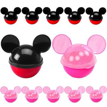 Imagem de 20 Potes Festa Mickey Minnie Orelhas 220ml Doces Aniversário - Plasúti