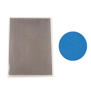 Imagem de DIYology Pastas de gravação em relevo de linha de textura 3D para fazer cartões, modelo de gravação de plástico para artesanato em papel, decoração de scrapbooking