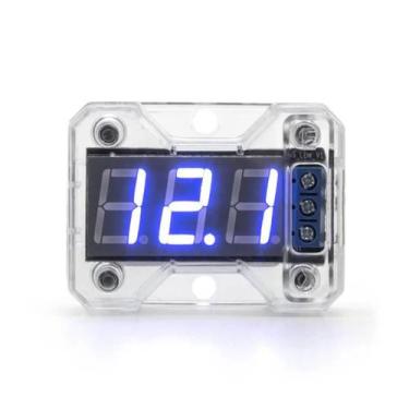 Imagem de Voltimetro Digital Expert Vex 1.0 Led Azul Som Automotivo 12v