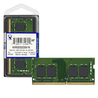 Imagem de Memória Para Notebook 16GB Kingston ValueRAMM DDR4 3200MHz CL22 1,2V 1
