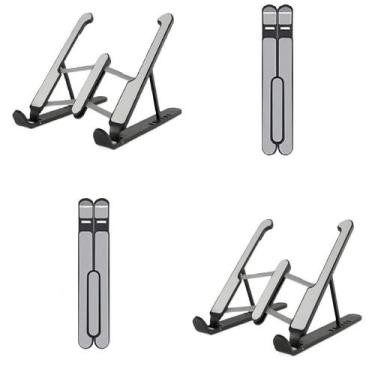 Imagem de Suporte para Notebook Ajustável Dobrável Feito com Metal+ABS - 9H, 3 U