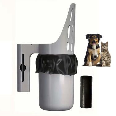 Imagem de Coletor de Fezes Coco Pet Cao Gato Cachorro Pa Higienica Saquinho Pendeira Caixa de Areia Passeio Animal de Estimaçao