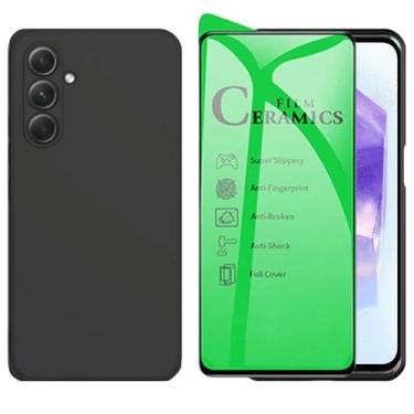 Imagem de Película de Cerâmica e Capa Capinha Preta Para Galaxy A55