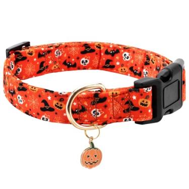 Imagem de Gelwoo Coleiras para cães personalizadas, coleiras ajustáveis para filhotes com fivela de segurança para cães pequenos, médios e grandes, coleira fofa e exclusiva de cereja rosa para cães meninos e