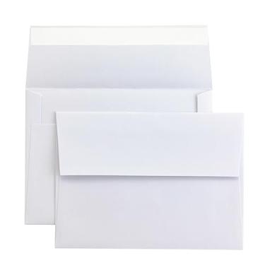 Imagem de PONATIA 50 envelopes 12 x 17 cm, envelopes A7 autoselados para casamentos, cartões de convite, fotos, cartões postais, cartões de felicitações, chá de bebê, formatura, cartões de presente de Natal
