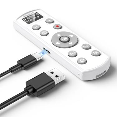 Imagem de Desobturador recarregável para controle remoto de câmera sem fio Nikon AODELAN compatível com COOLPIX P1000, P1100, P950, B600, A1000, Z50, Z30, Z fc, Z6 II, Z7 II, Z5, substitui Nikon ML-L7 (branco)