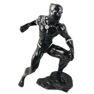 Imagem de Action Figure Boneco Pantera Negra 16cm Resina Vingadores. - Gama