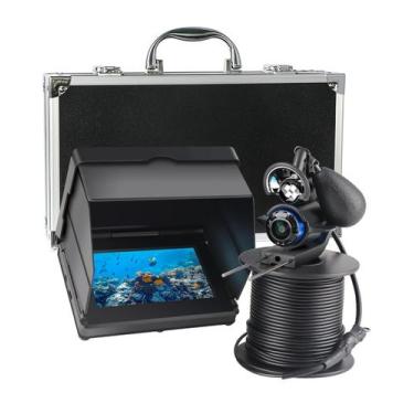 Imagem de Câmera de pesca subaquática Fourq LCD de 5 polegadas com bateria de lí