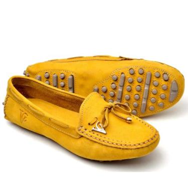 Imagem de Mocassim Feminino Casual Drive Macio Confortável Em Couro Legítimo - L