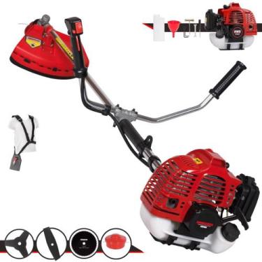 Imagem de Roçadeira Cortador de Grama Kawashima KW52L À Gasolina 52cc 2,5HP de P