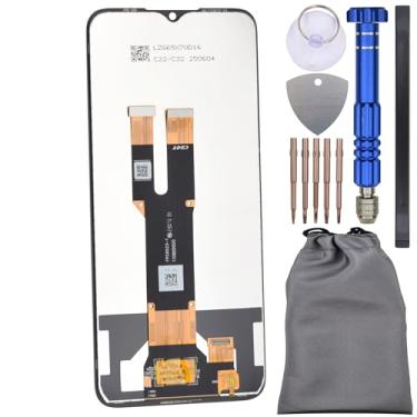 Imagem de Tela de reposição IPS LCD para Nokia C32 preta para montagem de tela tamanho 6,5