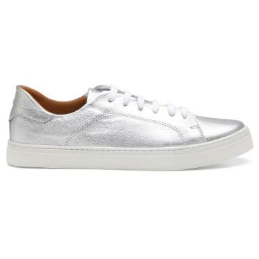 Imagem de Sapatenis Feminino Slip Casual Confortável Tênis Elástico em Couro Sol