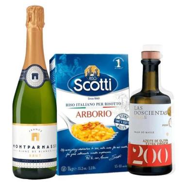 Imagem de Kit Risoto Perfeito Espumante Brut + Azeite de Oliva - Kit Divvino