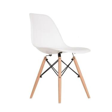 Imagem de Cadeira de Jantar Eames Dsw Madeira Cx 1 - La Mobilia, Branco