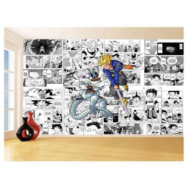 Imagem de Papel De Parede Dragon Ball Goku Vegeta Anime 3,5M Dbz256