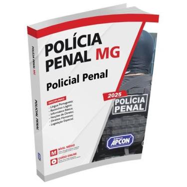 Imagem de Apostila Polícia Penal MG 2025 Policial Penal - APCON