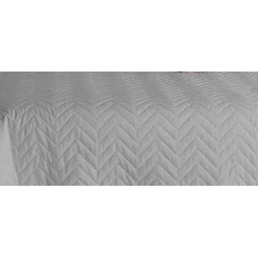 Imagem de Kit Cobre Leito PeçAs - Conjunto De Cama Dupla Face Original - Completo Com Edredom E Fronhas(Elegance Cinza Est 01)