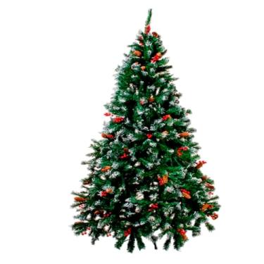 Imagem de Árvore de Natal Frutas e Neve, 2,7 Metros, 2400 Galhos, Fácil Montagem, Galhos Reforçados, 30% Mais Folhagem Estocasa