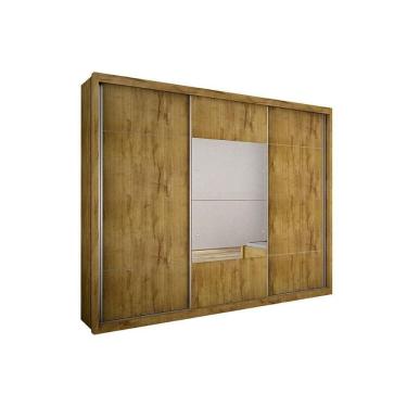 Imagem de Guarda Roupa Casal 3 Portas E 4 Gavetas Arezzo Plus Freijo Cumaru - Novo Horizonte