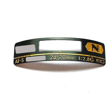 Imagem de Para Nikon 24-70 24 70 placa de identificação logotipo lente etiqueta acessórios câmera reparo peças de reposição