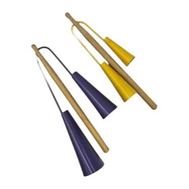 Imagem de Agogô duplo mirim 17cm pintado Vibrat