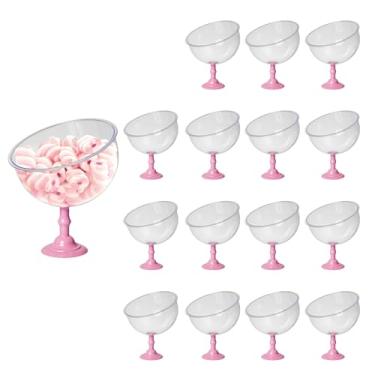 Imagem de 16 Baleiros 1,5l Taça Premium Bomboniere Acrílico Elegante (ROSA CLARO)