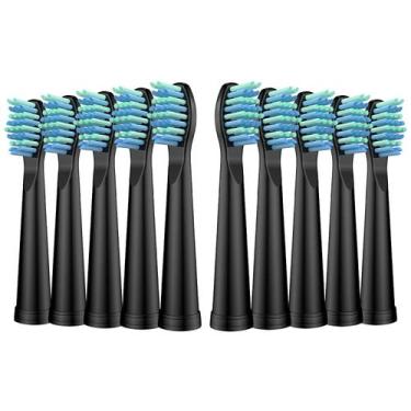 Imagem de Cabeças de escova de dentes de reposição para Fairywill, pacote com 10