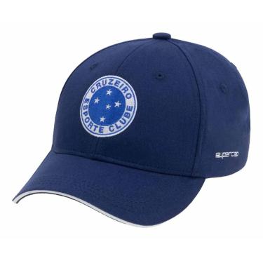 Imagem de Boné Cruzeiro Símbolo Bordado SuperCap Azul - Masculino Tamanho:Único