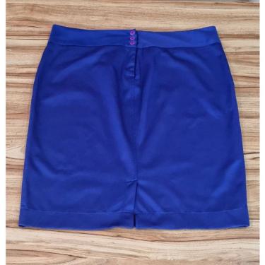Imagem de Saia Feminina Morena Luz Plus Size Azul Bic