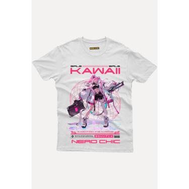 Imagem de Camiseta Nerd Chic Kawaii Japan Anime Girl Y2K - Estilo Futurista-Unissex