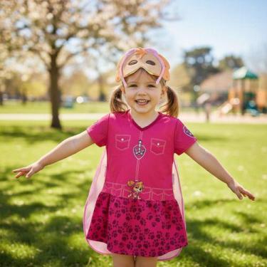 Imagem de Fantasia Infantil Vestido Patrulha Canina Skye Aniversário - Pequenos 