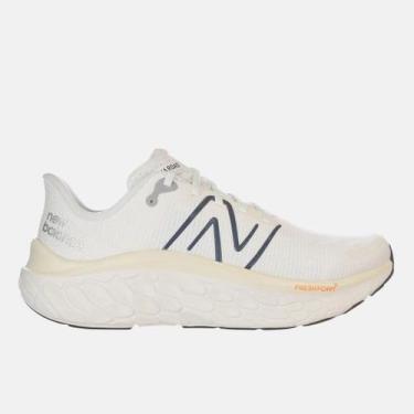 Imagem de Tênis New Balance Masculino Kaiha Road, 41BR, Branco, Bege