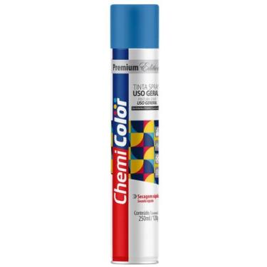 Imagem de Tinta Spray Azul Claro 250ml Uso Geral Baston Cor:Azul Claro, Azul Cla